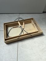 Holztabletts 2 Stück