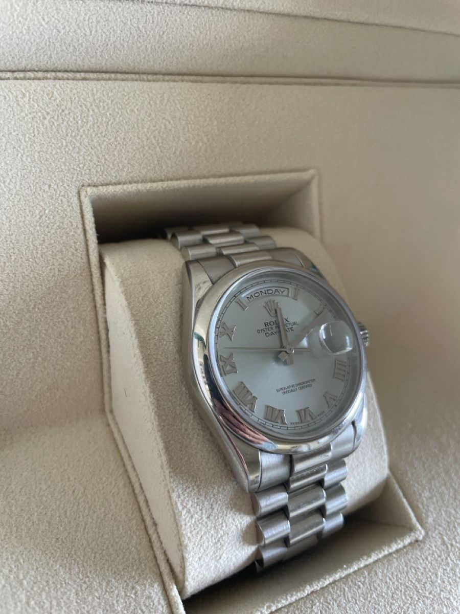 Rolex Orologi: Rolex Platinum 36mm Day Date – Usato da Pfäffikon SZ venduto da StanleyCup 2