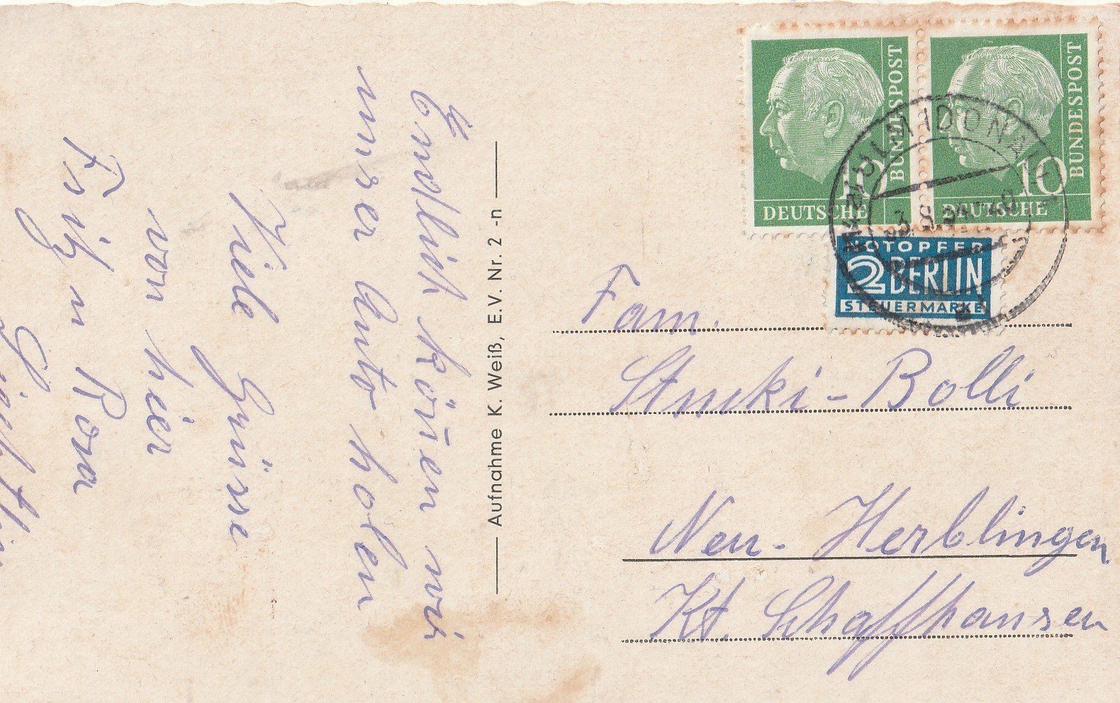 Cartoline postali: Ulm a.d. Donau – Usato da Lumbrein venduto da made02 1