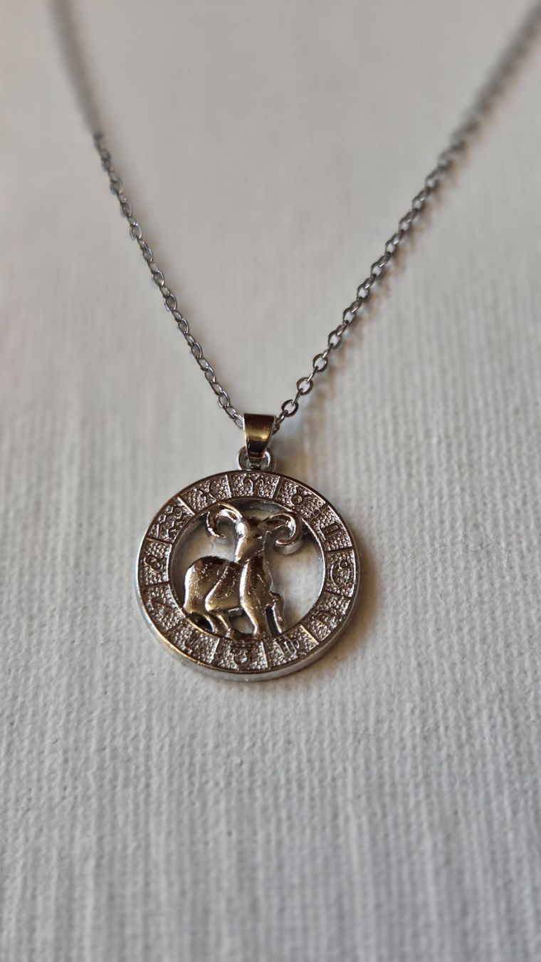 Catenine: Kette mit Anhänger Sternzeichen Widder silberfarben neu – Nuovo (secondo la descrizione) da Weggis venduto da Leeclipse 1