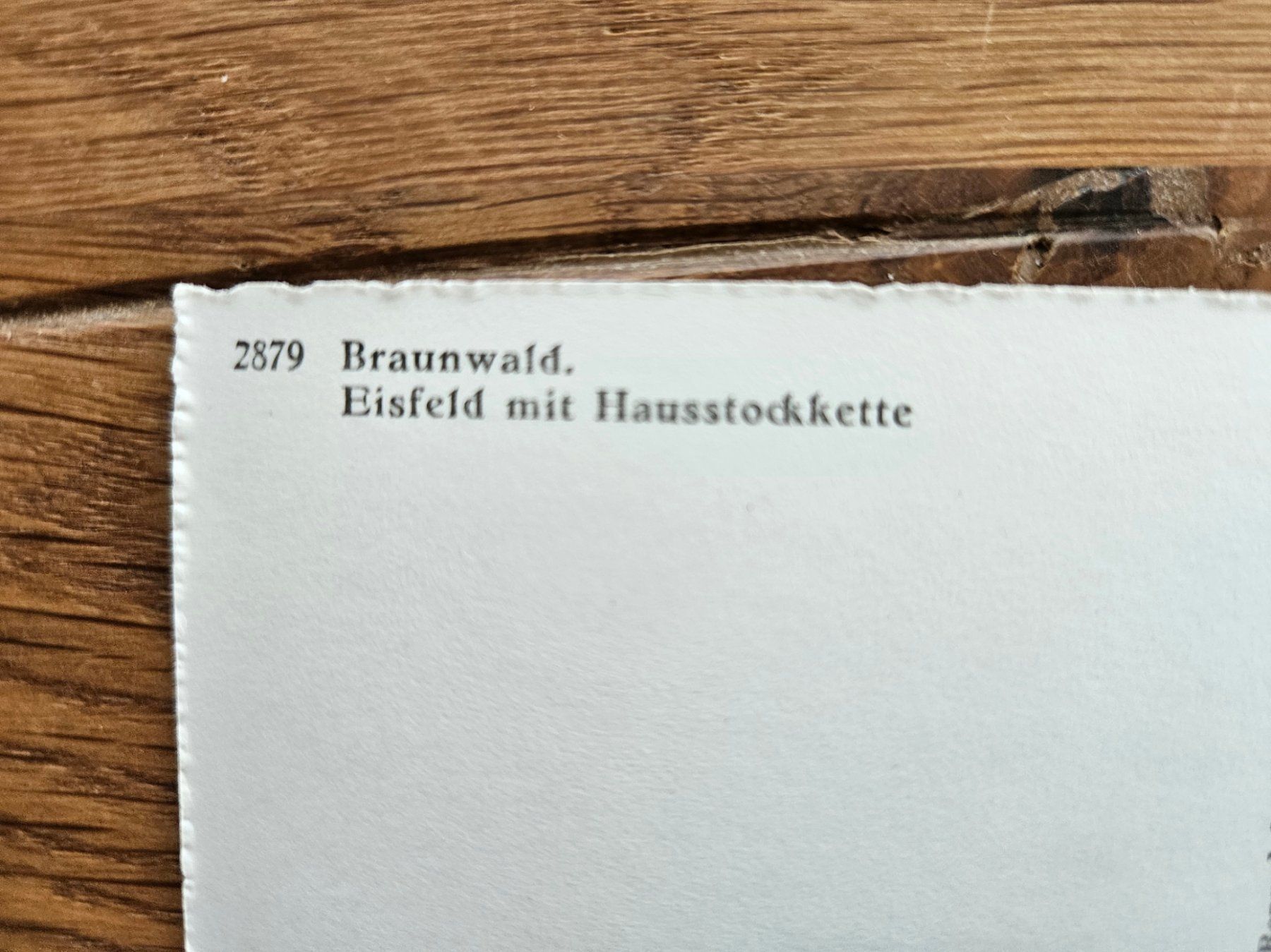 Cartoline postali: PK Eisfeld Braunwald 50 er Jahre – Usato da Buttikon SZ venduto da Marcelr 1