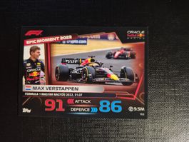 Max Verstappen Red Bull F1 Team Topps Turbo Attax 2023