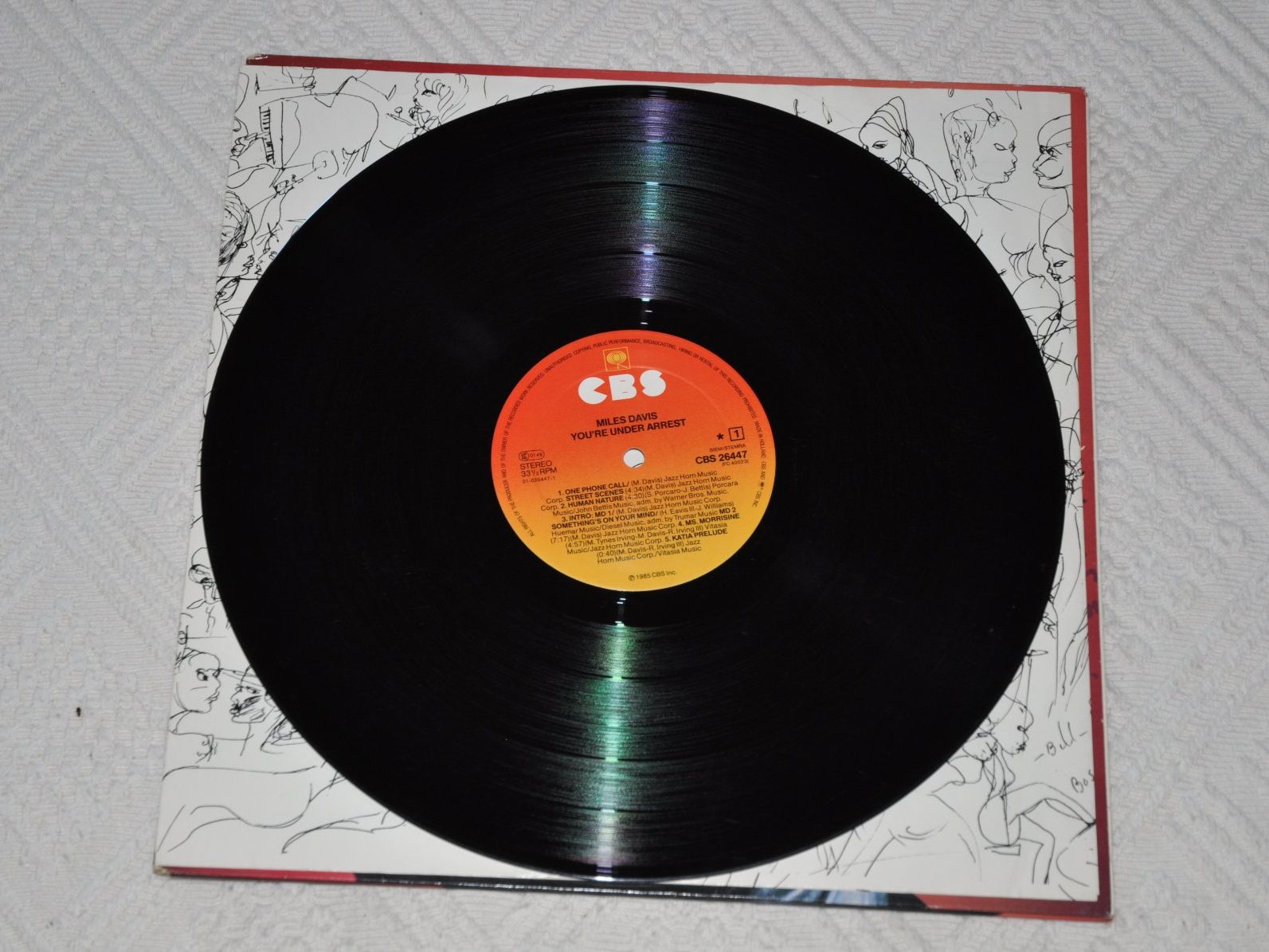 Vinyles: LP Miles Davis - You're Under Arrest – D'occasion à Boll par Theodora15 5