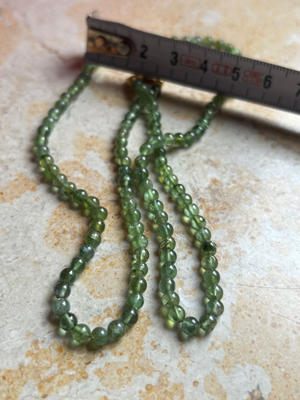 Catenine: Grüne Kette leuchtend hell 48cm – Usato da Laufen venduto da Bellebellezza 9