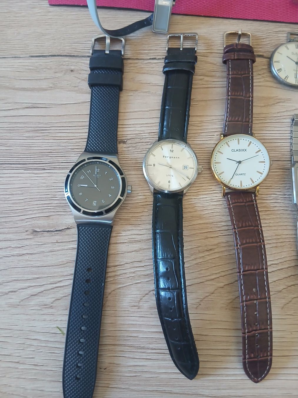 Casio Montres: Lot Uhren 2xCasio,2xCK,Swatch Automatic,K&Bros Chrono, – Défectueux à Murten par Elyanis 3