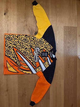 Adidas Torwartshirt Retro / Vintage  Orange Gelb
