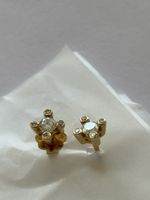 Ohrstecker Gold 750 Diamanten 0.20 ct Paar guter Zustand