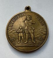 1887 Medaille Tir fèdèral Genève Wilhelm Tell