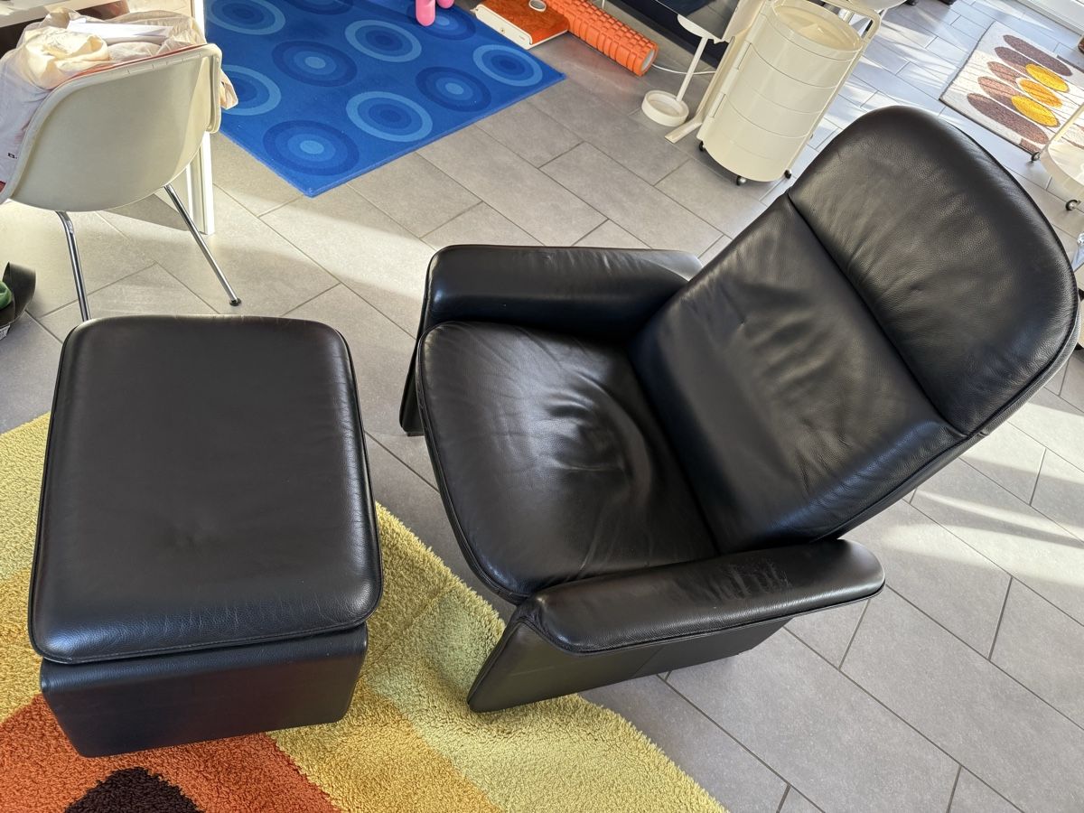 De Sede Poltrone: Fauteuil + ottoman DeSede DS50 – Usato da Les Genevez JU venduto da fabliane