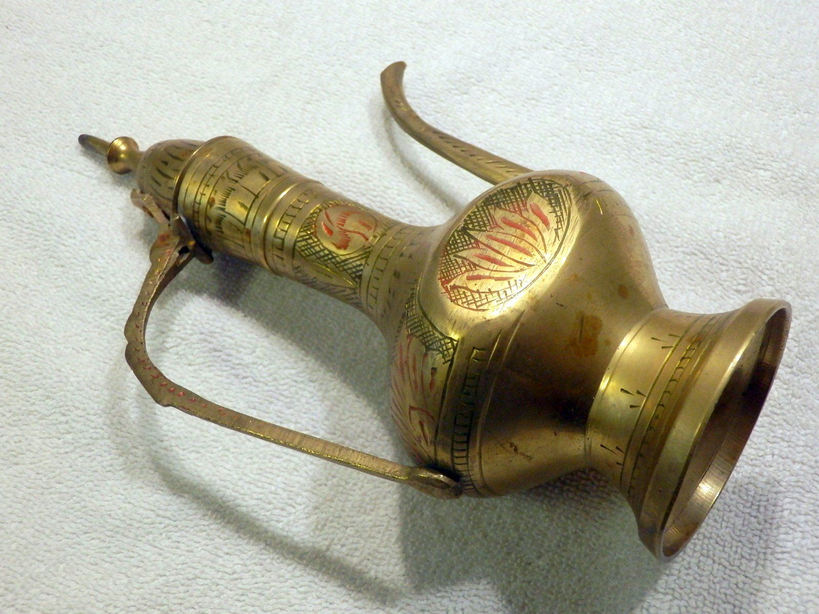 Théières: Kaffee - oder Teekännli, Messing, Ø 7/13cm, Gesamthöhe 22cm – D'occasion à Ueberstorf par dinbau 2
