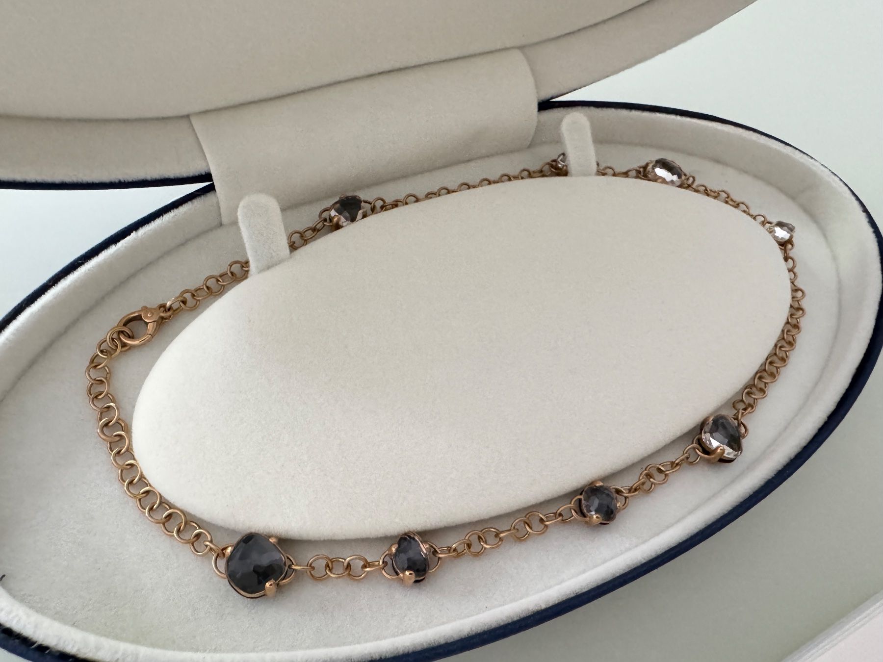 Pomellato Catenine: Collier Pomellato Capri en Or Rose Mat / Onyx – Usato da Geneve venduto da iBest 3