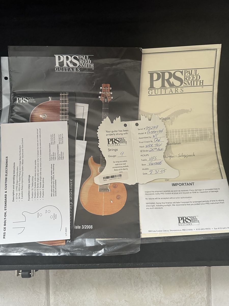 PRS : PRS Custom 24 20 Years 2015 – D'occasion à Watt par Gini120 7