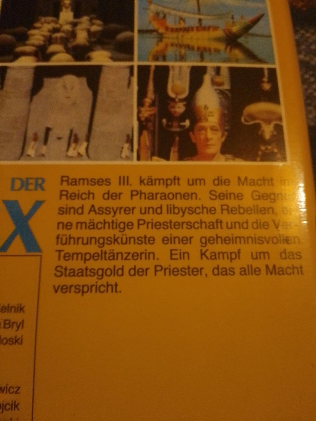 Tutti i VHS: Pharao - Die dunkle Macht der Sphinx TAURUS VHS – Usato da Remetschwil venduto da Privatflohmi 1