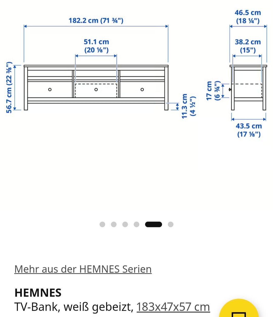 Ikea Mobili TV: TV Möbel / Lowboard – Usato da Knonau venduto da caja84 3