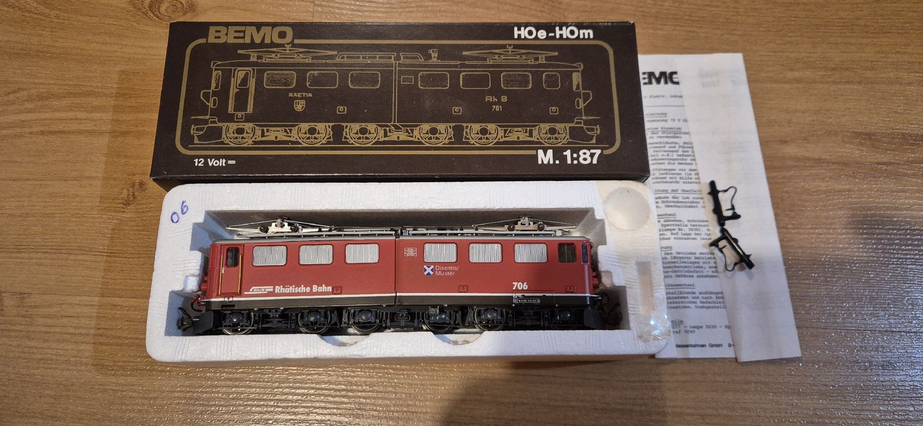 Bemo Modellini di ferrovie: Bemo 1254/6 Ge 6/6 RhB Disentis Digital Selectrix – Usato da Illhart venduto da Markus203 6