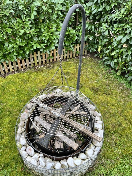 Feuerstelle Garten Cheminée mit Grillrost Kaufen auf Ricardo