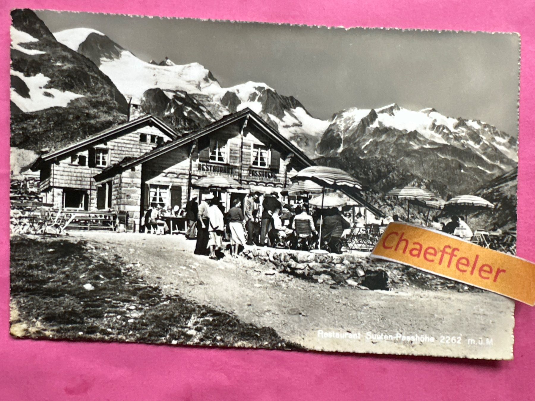 Cartes postales: Restaurant Susten-Passhöhe. – D'occasion à Zürich par Chaeffeler