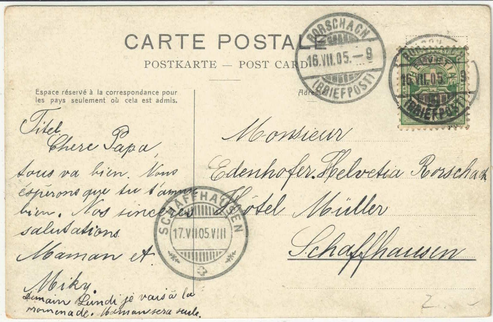 Cartoline postali: Geneve - Caserne de Plainpalais - Litho – Usato da Ettingen venduto da Kartenplanet 1