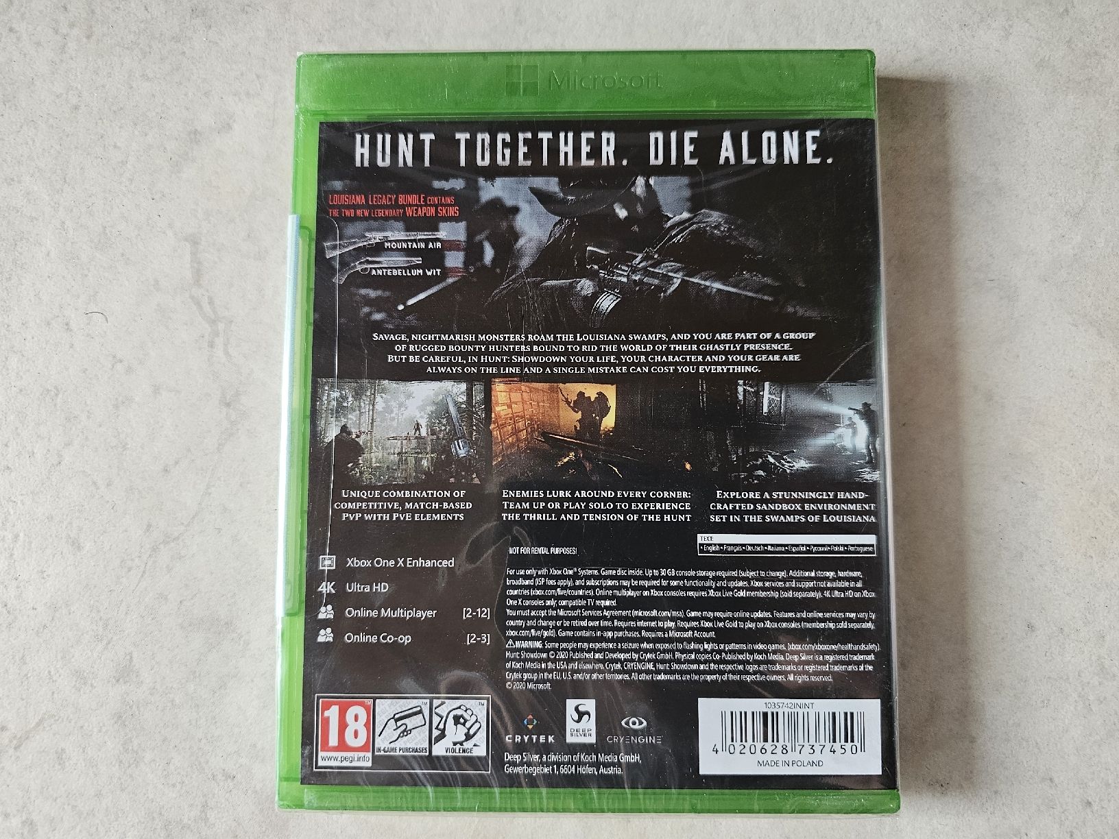 Microsoft Jeux: Hunt  -  Showdown / Fabrikneu XBOX ONE – Neuf avec emballage d'origine à Schneisingen par backstore24 1