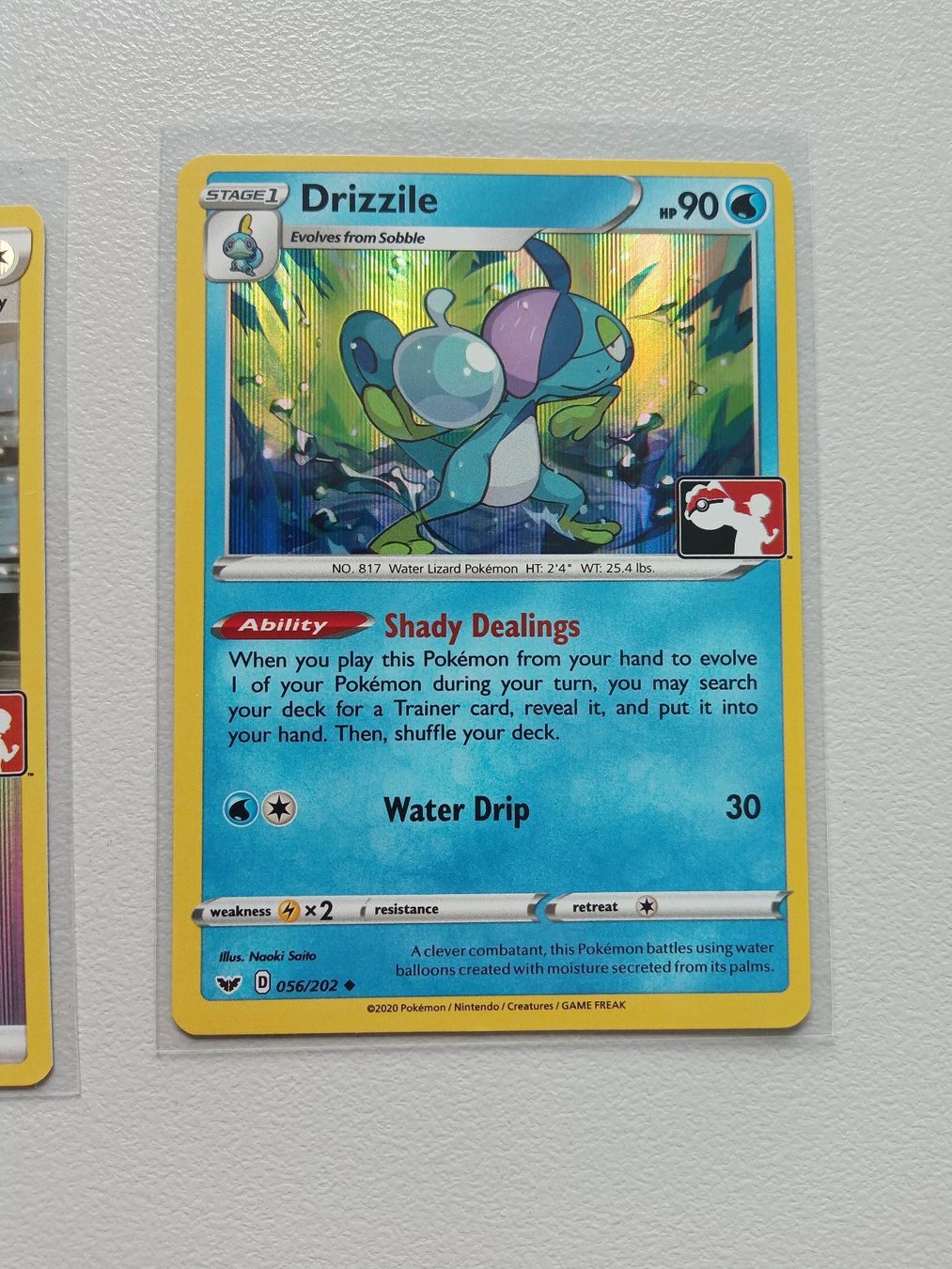 Pokémon Carte collezionabili: Drizzile HOLO - Pokemon TCG Prize Pack Stamp – Usato da Altstätten SG venduto da GGsGameshop