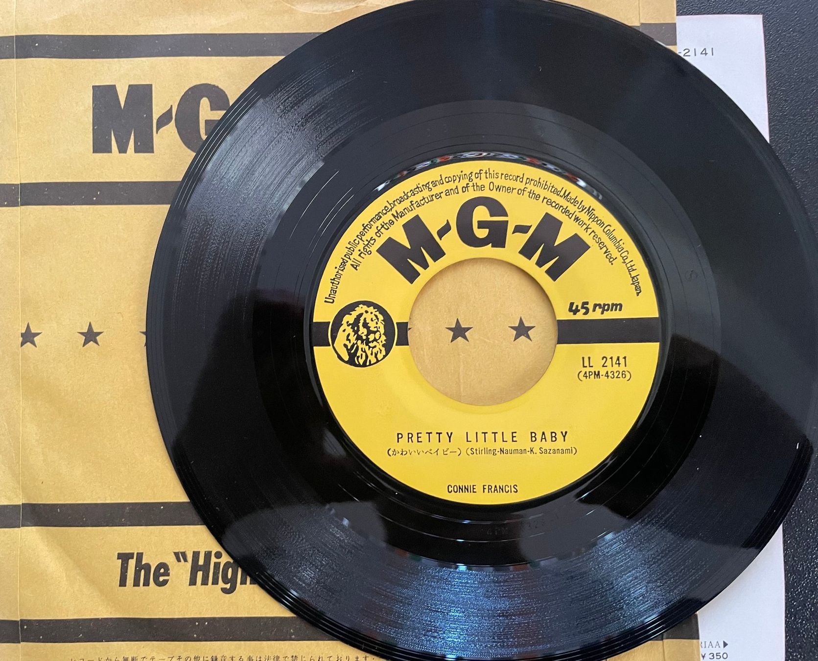 Dischi in vinile: 7", Connie Francis, Too many Rules, Japan – Usato da Kleinlützel venduto da Vinylspezi 3