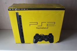 Sony PS2 Slim OVP inkl. Zubehör - PlayStation 2 Konsole