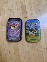 50 Pokemon Karten in cooler Metalbox