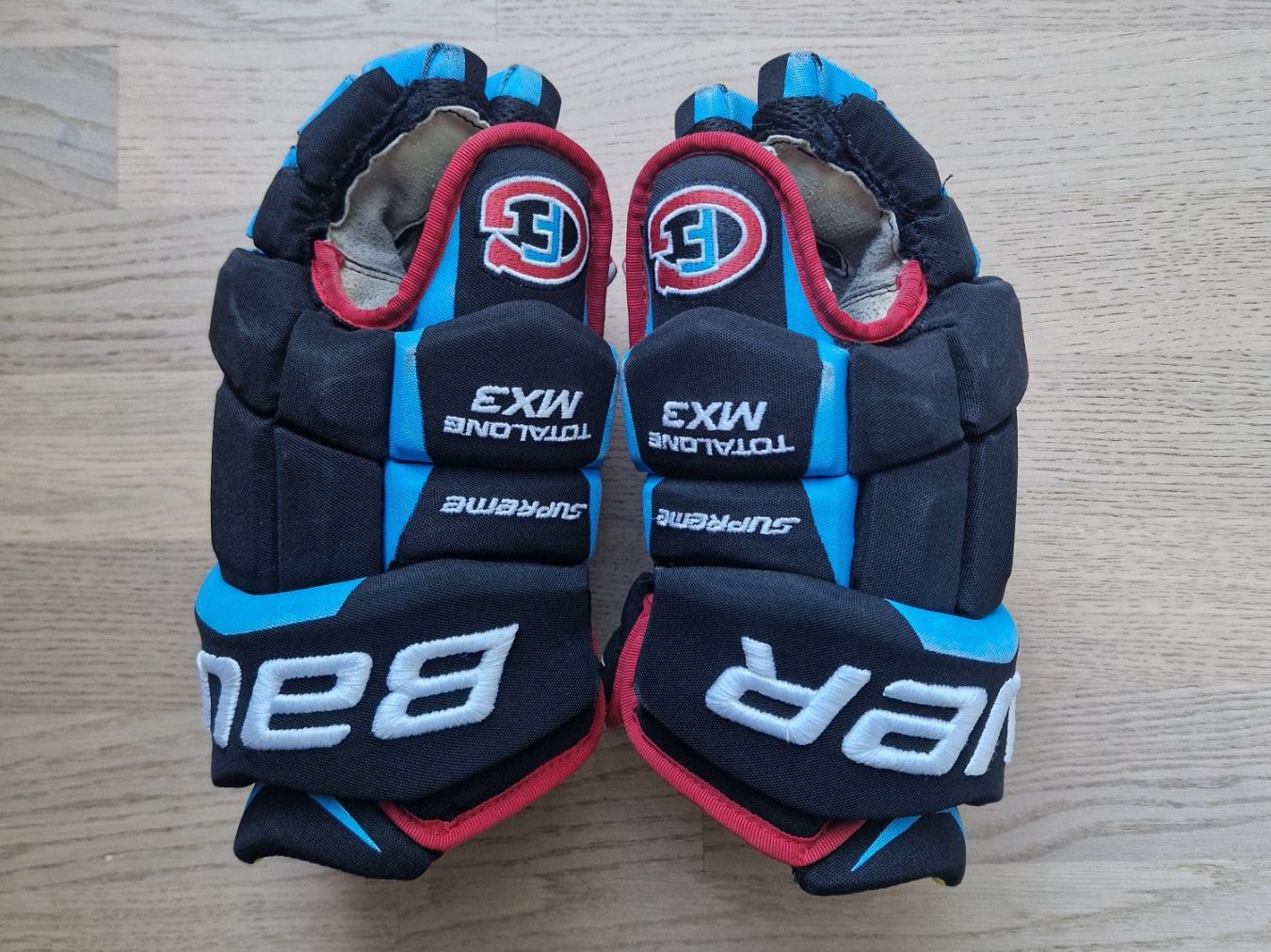 Bauer Guanti & manicotti: Gottéron Eishockey Handschuhe – Usato da Granges-Paccot venduto da Dy01na