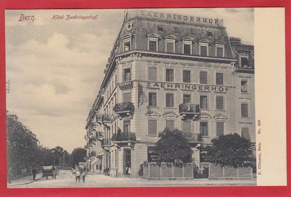 Ansichtskarten: BERN HOTEL ZAEHRINGERHOF – Gebraucht aus Grüningen von Kartenlaube