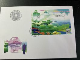Briefmarke Helvetia 110 R Sendung 7.9.2023 neu