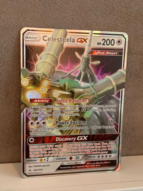 Celesteela GX - Unbroken Bonds Pokémon card 163/214