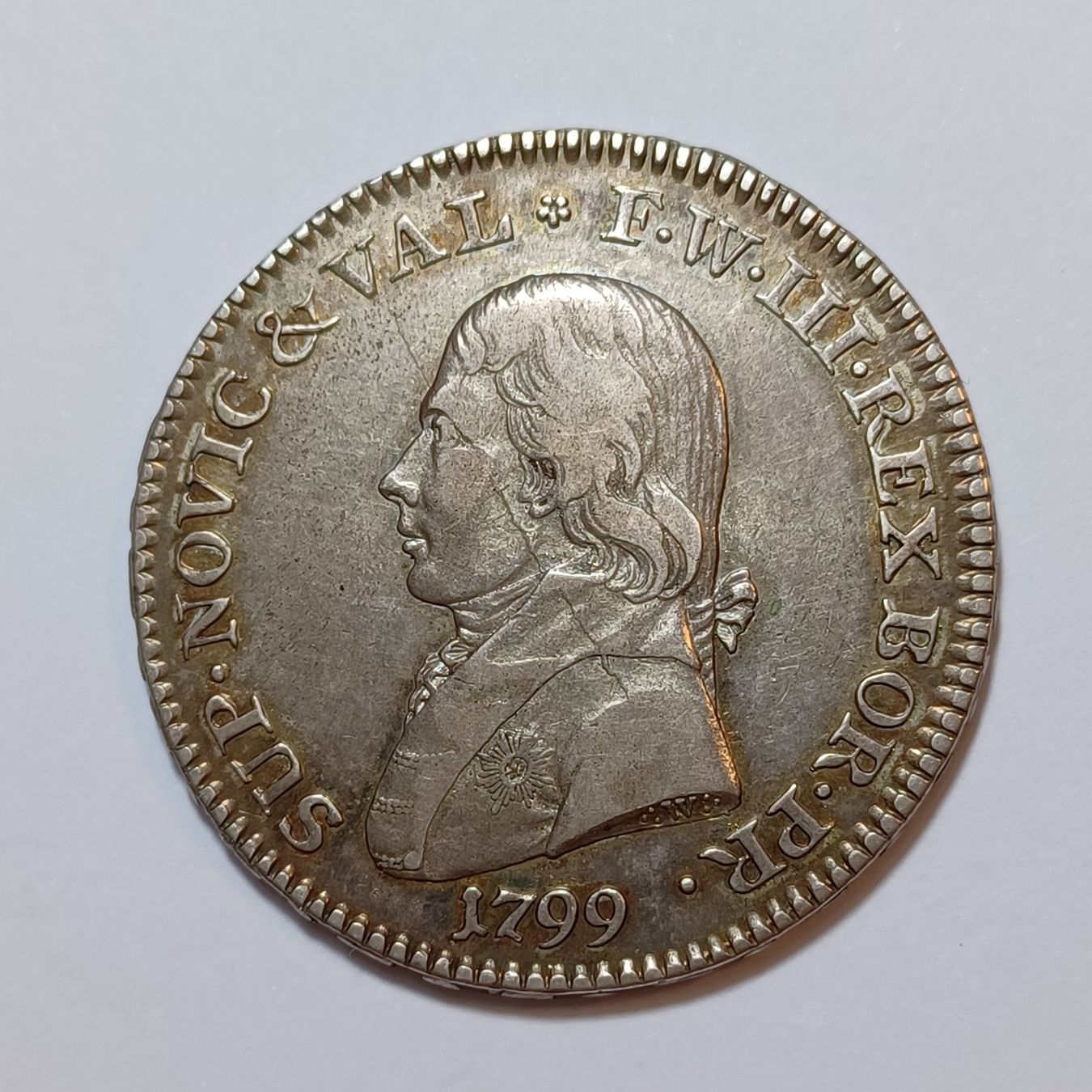 Tutti le monete: 21 Batzen 1799 Neuenburg – Usato da Pfäffikon ZH venduto da Schweizer_Muenzen