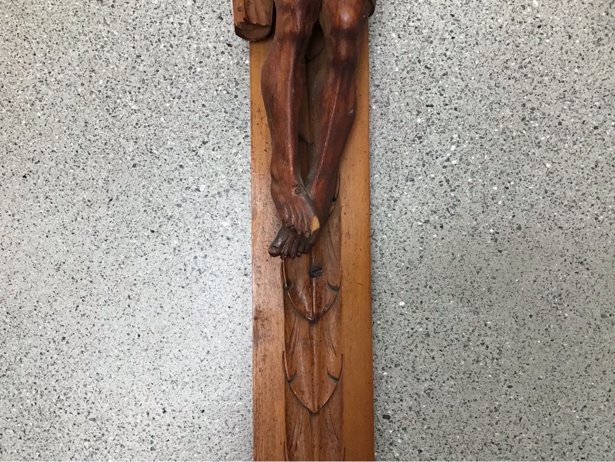 Statuette: Crucifix en bois – Usato da Val-d'Illiez venduto da bubulgum21 4