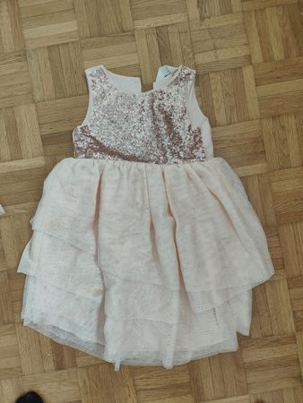 Festliches Kleid H&M Grösse 104 mit Pailletten, Top Zustand!