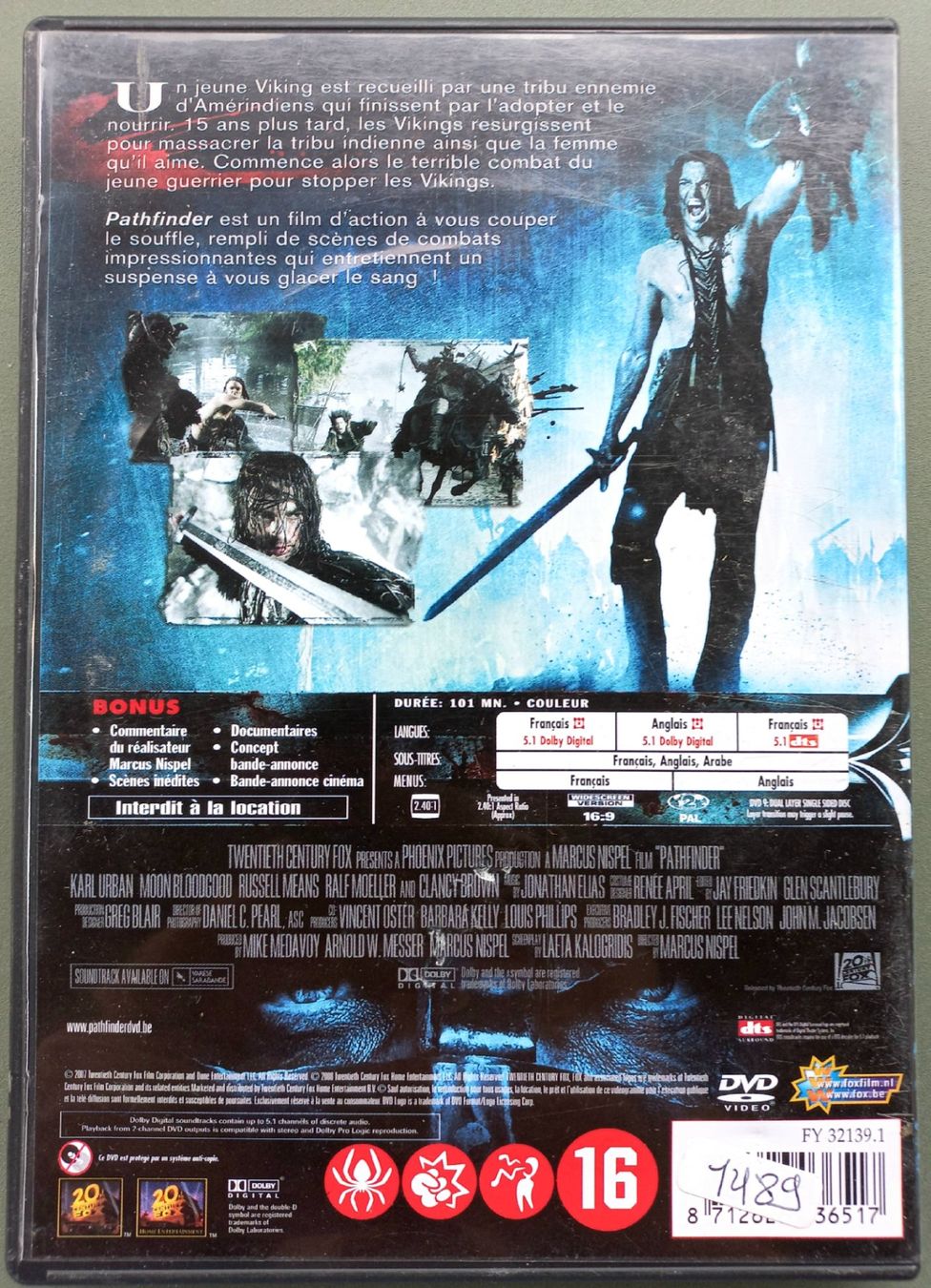 Tutti i DVDs: DVD F/E - Pathfinder - Le sang du guerrier – Usato da Niederuzwil venduto da lubimaja 2