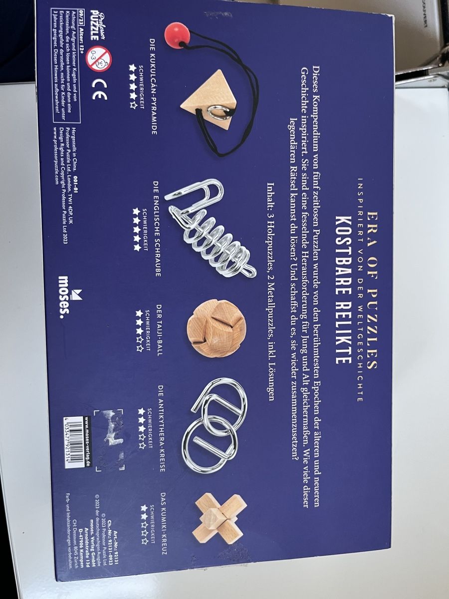 Puzzles: Professor Puzzle : Era of puzzles Set – Neu (gemäss Beschreibung) aus Zürich von Proton_Slit 2