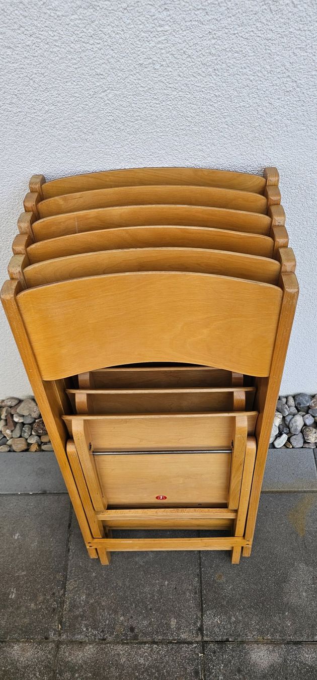Horgen Glarus Stühle: 6 Klappstühle 30iger Horgen Glarus – Gebraucht aus Eggiwil von Besu2 8