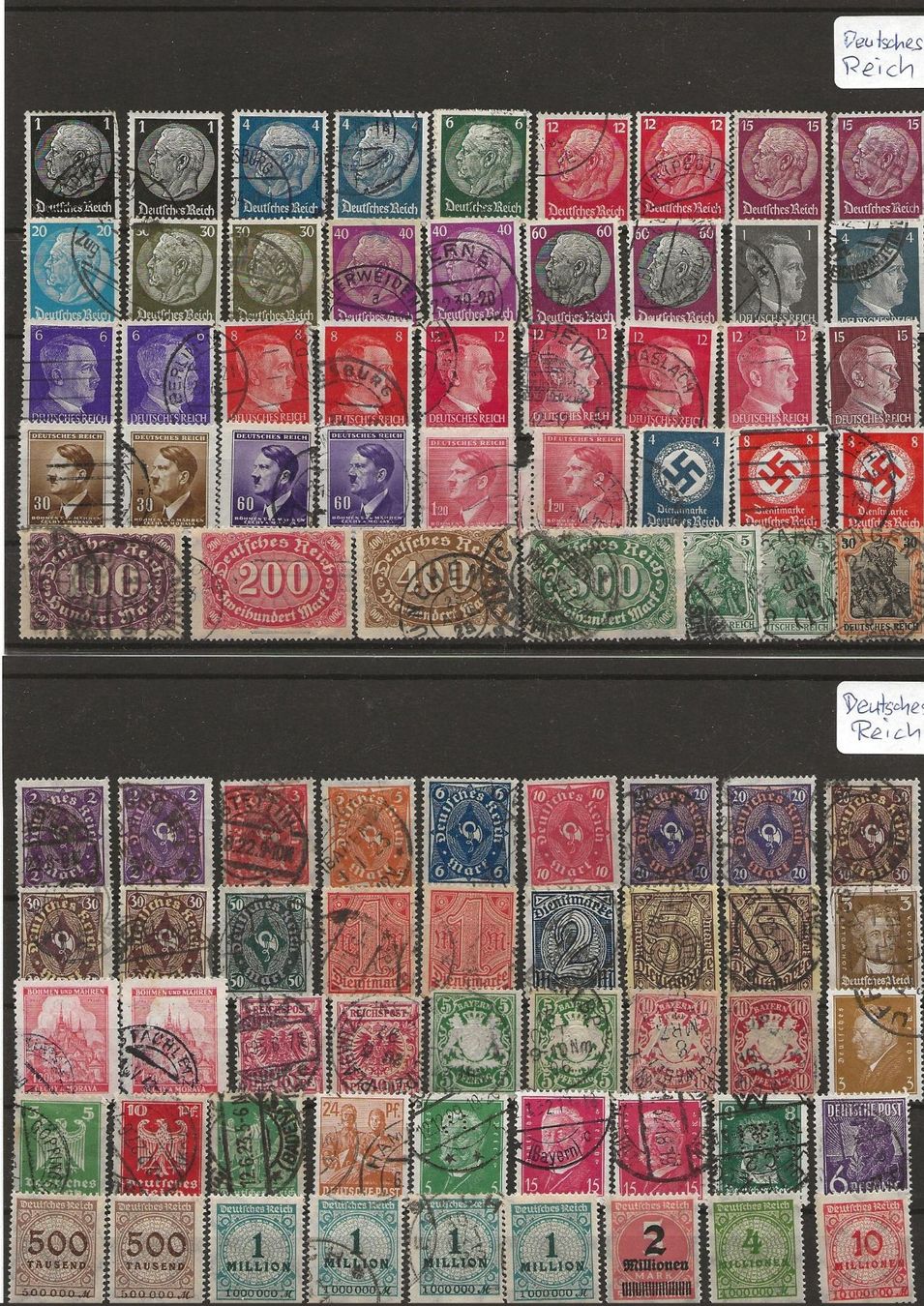 Tutti i francobolli: Sammlung Deutsches Reich und DE – Usato da Schlieren venduto da Sternstunde2