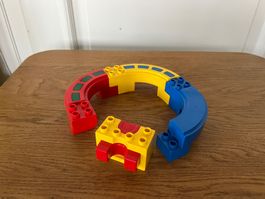Lego Duplo Autorennen Katapult Rennstrecke