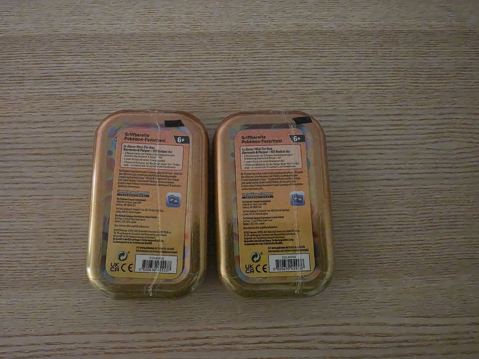 Pokémon Carte collezionabili: 2x Pokemon min tin 151 DE – Nuovo e nell'imballaggio originale da Luzern venduto da heini81 1
