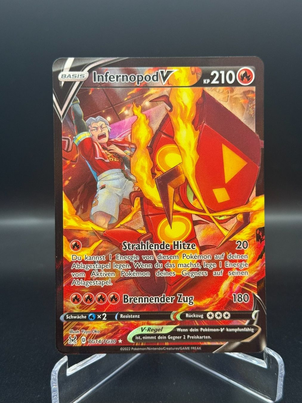 Pokémon Sammelbilder & Trading cards: Infernopod V (LOR TG14) – Gebraucht aus Birmensdorf ZH von SnorlaxMail