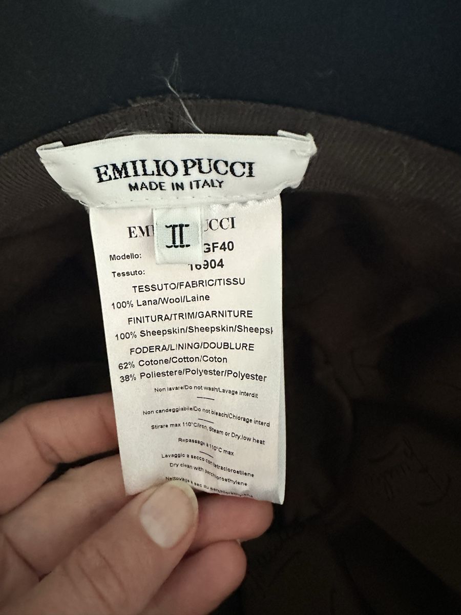 Emilio Pucci Copricapi, berretti & cappellini: Designer Hut (Emilio Pucci) – Usato da Adliswil venduto da boverli 2
