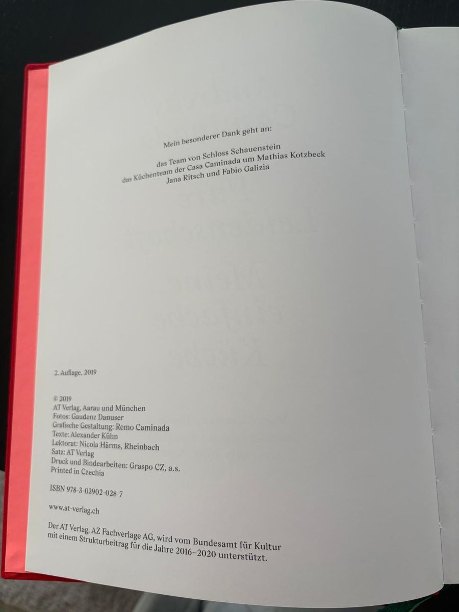 Libri: Andreas Caminada Kochbuch – Usato da Küsnacht ZH venduto da leo_77bd 2