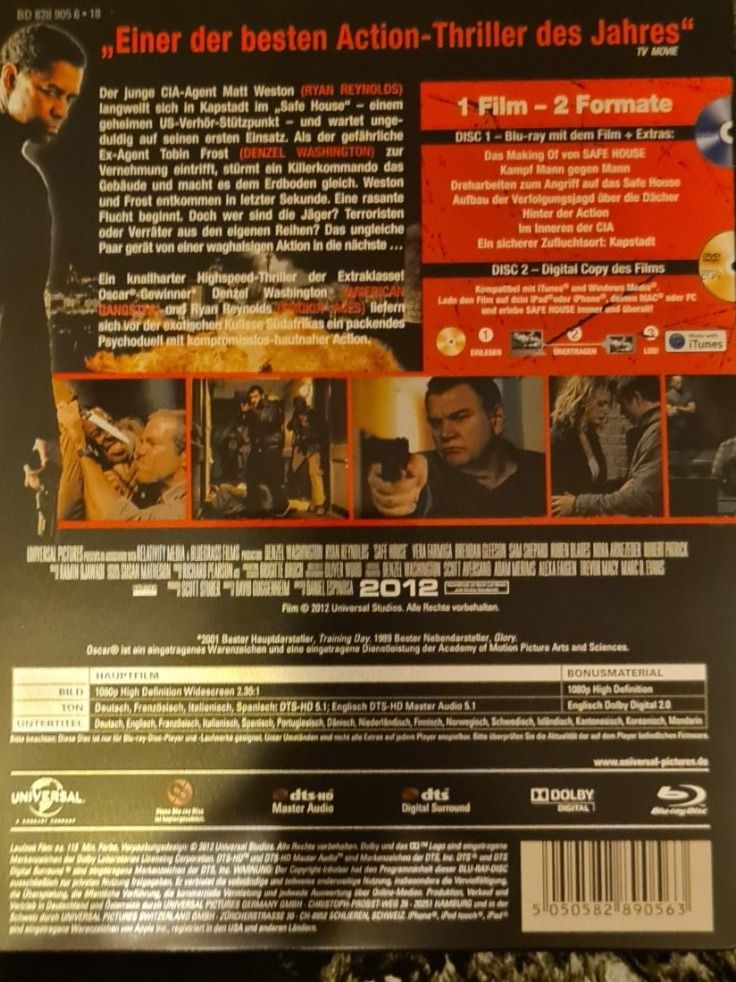 Alle DVDs: Safe House Steelbook – Neu (gemäss Beschreibung) aus Oberkirch LU von ThE_CoLLecTor666 1