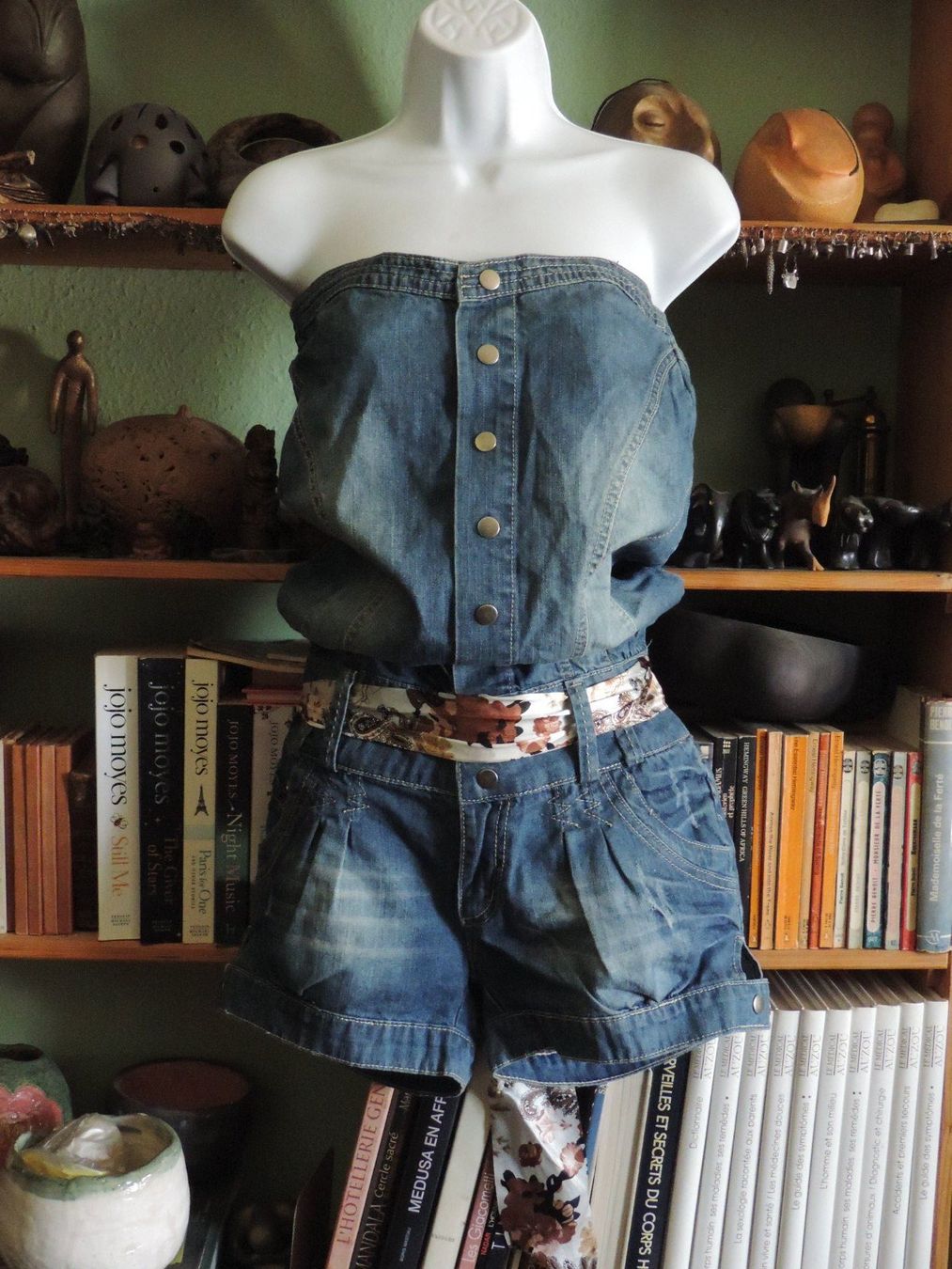 Tute: combi jeans décoloré – Usato da Genève venduto da Axelle333 3