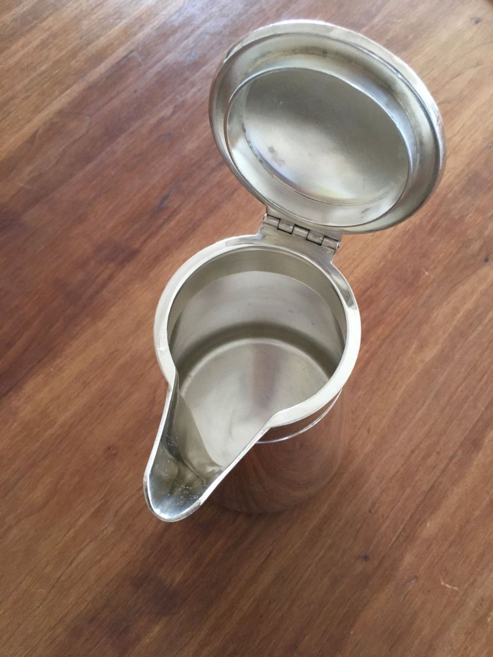 Teekannen: Tee-/Kaffeekanne mit Isolation 750 ml. Versilbert – Gebraucht aus Samstagern von TAAF 3