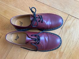 Dr. Martens Halbschuhe 1461 rot dunkelrot guter Zustand 41