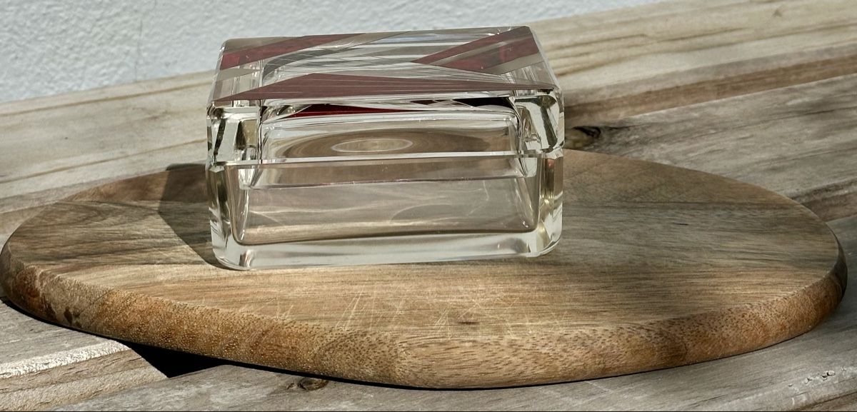 Gläser:  Mid-Century Glasdose – Gebraucht aus Kleindöttingen von lau_k778 1