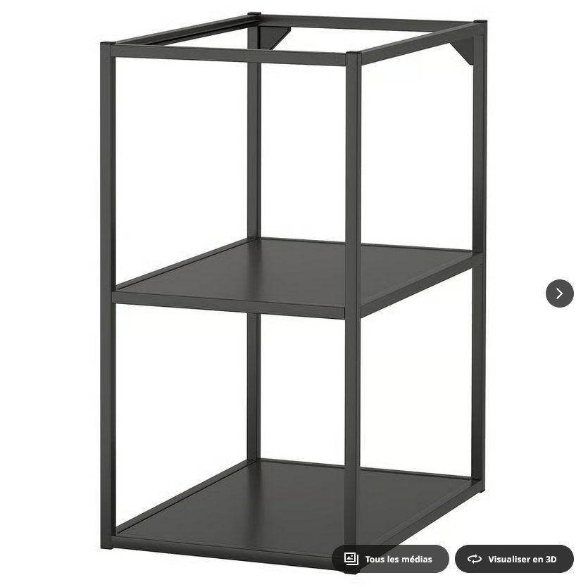 Ikea Scaffali: ENHET Structure basse à étagères IKEA anthracite 40x60x86 cm – Usato da St-Aubin FR venduto da Tiweety