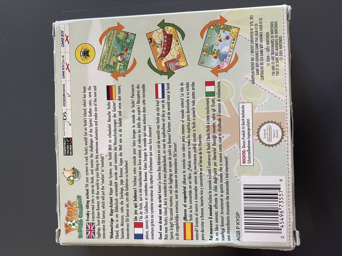 Nintendo Giochi: Yoshi's Universal Gravitation - Game Boy Advance - Top! – Usato da Zuerich venduto da Dorsi 7